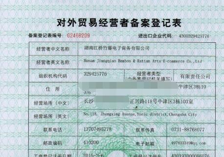 對外貿(mào)易經(jīng)營者